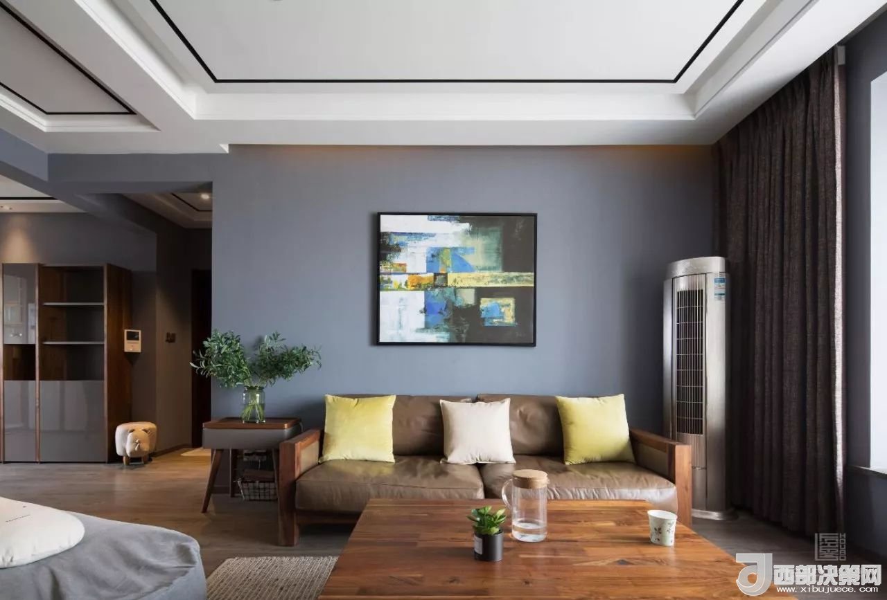 沙發(fā)背景墻選對(duì)裝飾畫，才能美了整個(gè)客廳空間！